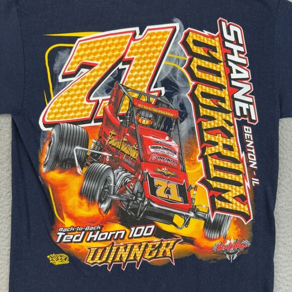 Gildan Other - USAC Shirt Men's Small Shane Cockrum Sprint Car Racing Ted Horn 100 Winner